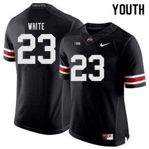 Youth Ohio State Buckeyes #23 De'Shawn White Black Nike NCAA College Football Jersey Wholesale PKN6144XJ